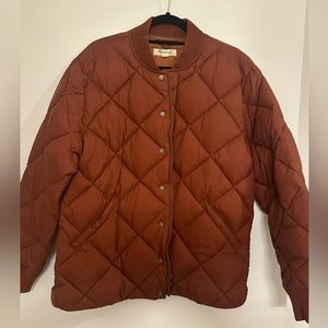 Madewell Men’s Quilted Bomber Jacket with Pockets